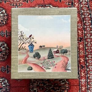 New Seasons Robin Moro Cardboard Keepsake Box with 15 Dividers 9-1/2" x 10"